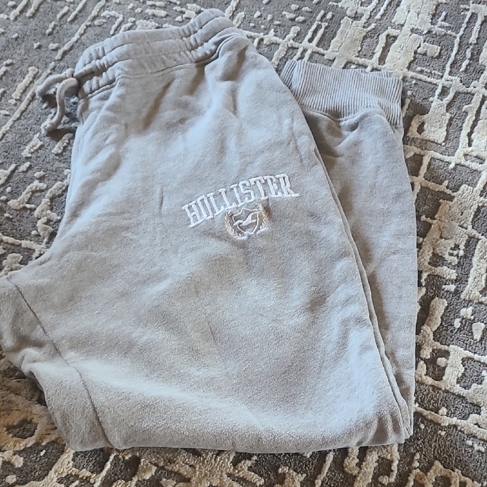 Hollister Womens Light Gray Sweatpants